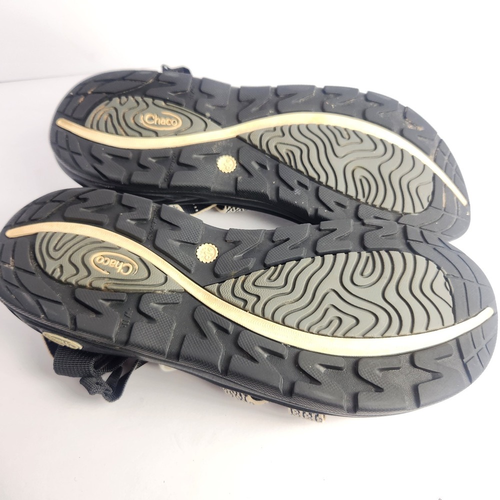 Chaco Women's Strappy Casual Sporty Waterproof Sandals White/Black Size 11 - Picture 7 of 7